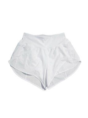 NWOT | Optic White | High-Rise Performance Running Shorts | Small